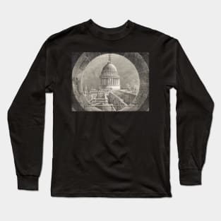 Unusual View of St Paul's Cathedral Long Sleeve T-Shirt